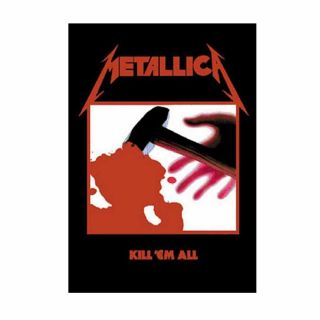 Metallica Kill Em All Tapestry Fabric Poster Flag Cloth Wall Banner