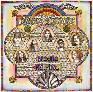 Lynyrd Skynyrd Second Helping Banner Huge 4x4 Ft Fabric Poster Flag Tapestry Art