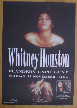 Whitney Houston Concert Poster 