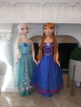 Disney Frozen Elsa & Anna 38 " Dolls In.
