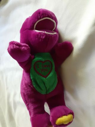 Barney " I Love You " Dinosaur 10 " Plush Stuffed Toy Lyons Group &