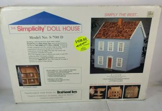 The Simplicity Wooden Doll House S - 700d Retired