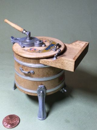 1/12 Scale Vintage Style Miele Wood Washer By Bodo Hennig - Germany