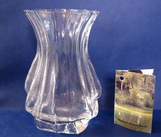 Vintage Scandinavian Glass Vase,  Designed By Goran Anneborg For Sea Glasbruk.