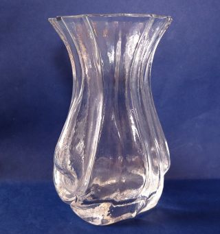 Vintage Scandinavian Glass Vase,  Designed By Goran Anneborg For Sea Glasbruk. 2