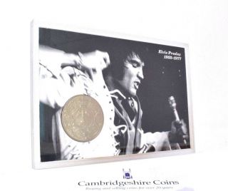 1977 Elvis Presley The King Of Rock Roll Coin Music Vintage Gift 1977 Crown Coin