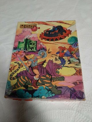 He - Man Masters Of The Universe 200 Piece Jigsaw Puzzle Complete Vintage 1985