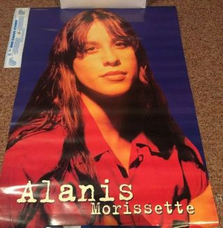 Alanis Morissette 1996 Vintage Uk Promo Poster 24x34 Never Hung 618844