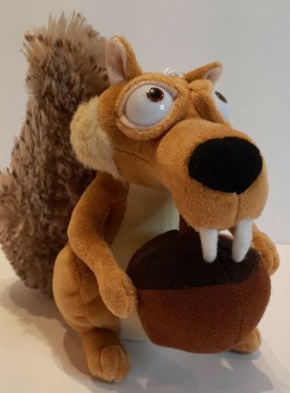 Ice Age Scrat Squirrel Plush Toy 6 " With Suction Cup Car Hanger