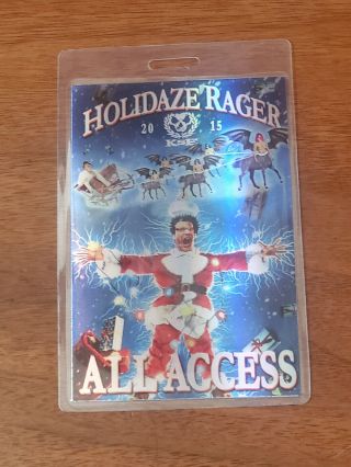 Killswitch Engage Holidaze Rager Laminate All Access Pass 2015