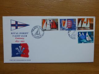 1975 Sailing Fdc With Royal Dorset Yacht Club Spec Hs On A Rdyc Cover - Cat £75