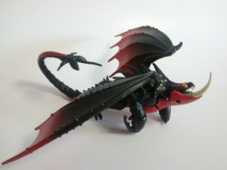 How To Train Your Dragon Deathgripper Figure Hidden World Black Red Action Toy