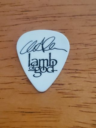 Lamb Of God Willie Adler Sit Strings White Guitar Pick