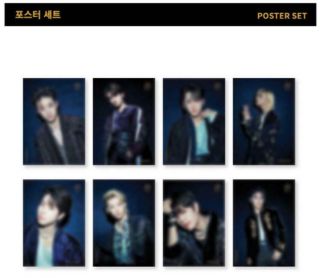 Stray Kids Unlock : Go Live In Life Official Goods Poster Set,  Photocard