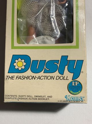 RARE Vintage 1975 Kenner 12” Dusty Doll In Fishing Action Outfit 2