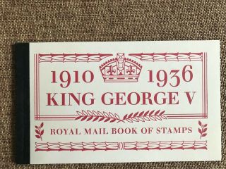 Royal Mail Book Of Stamps King George V 1910 1936