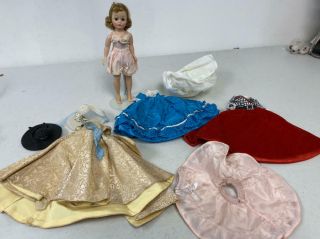 Vintage Madame Alexander Cissette Doll In Lingerie W Queen Gown Others