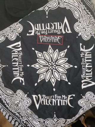 Bullet For My Valentine Patch And Bandana Bundle Great Value