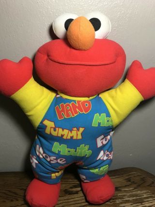 Teach Me Elmo 15 " Sesame Street Talking Plush 1996 Tyco