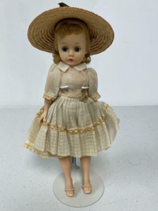 Vintage Madame Alexander Cissette Doll In Tagged Dress