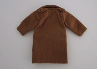 Furga Alta Moda Italian Italy fashion doll clothes brown wool coat lined vintage 2