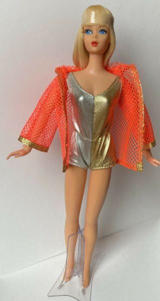 Mod 1969 Dramatic Living Barbie 1116 Near Platinum Blonde