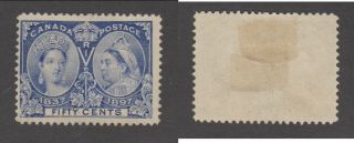 Canada 50c Cent Queen Victoria Diamond Jubilee Stamp 60 (lot 18496)