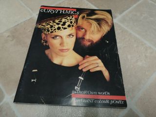 Eurythmics,  Big 1984 Pictorial Book W/ Poster - In Their Own Words