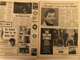 Record Mirror Feb 22nd 1964 The Beatles,  Billy Fury,  The Rolling Stones,  Hollies 3