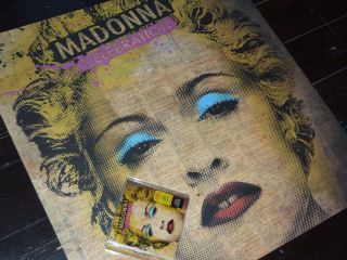 Madonna Celebration Official Uk Promo Poster Square 25 " By 25 " Matte Paper