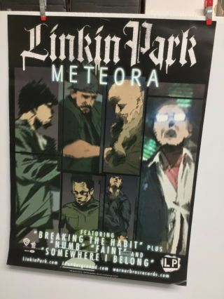 Linkin Park Meteora / Projekt Revolution 2 - Sided 2004 18 X 24 " Promo Poster