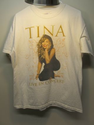 Tina Turner 2008 North American Tour Concert Tee T - Shirt Large Preshrunk