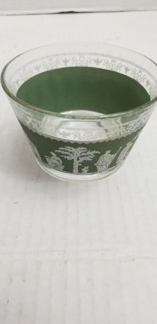 Jeanette Glass “hellenic” Green Wedgewood Vintage Small Bowl No Flaws