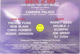 FREEDOM 2 DANCE Rave Flyer Flyers A6 year unknown Camden Palace London Pez Art 2