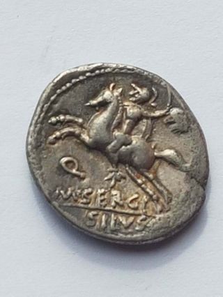Roman Republic Ar Denarius M.  Sergius Silus,  116 Bc,  3.  83 Gr,  Syd 534.