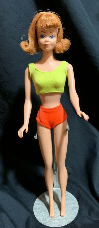 Vintage 1962/1958 Mattel Midge Barbie Doll Red Hair Blue Eyes Freckles