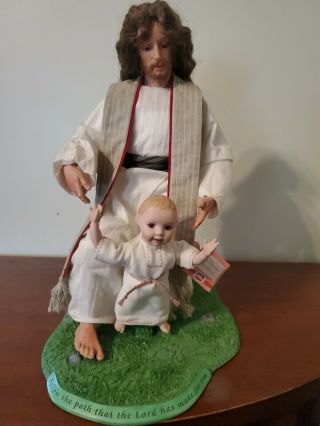 Ashton Drake " He Shows The Way " Dolls Jesus & Child