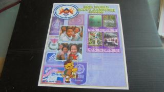Nevis 2002 Sg 1743 - 1746 20th World Scout Jamboree Mnh (a)