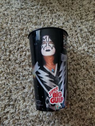 kiss crazy nights vhs plus framed poster plus 4 cups. 2