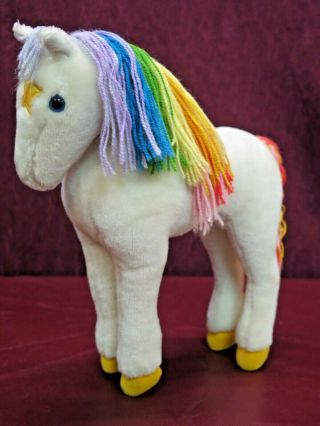 Rare Vintage 1983 Hallmark Rainbow Brite Starlite 10 " Pony Horse Plush