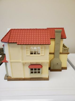 Calico Critters Red Roof Country House with accessories and girl kangaroo 2