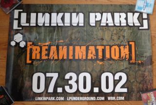 Linkin Park Reanimation Promotional Poster 27 X 39