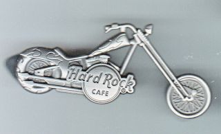 Hard Rock Cafe Pin: Online 3d Silver Chopper Le100