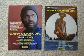 Gary Clark Jr.  2019 " Grammy Consideration " (2) Billboard Music Mag.  Promo Poster Ads