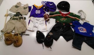 Build A Bear Babw Sports Clothes Shoes Accessories A Vikings Wild Fish