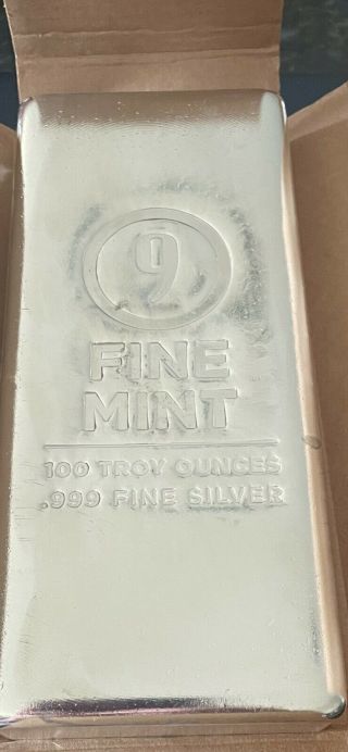 100 0z Silver Bar (9 Fine)