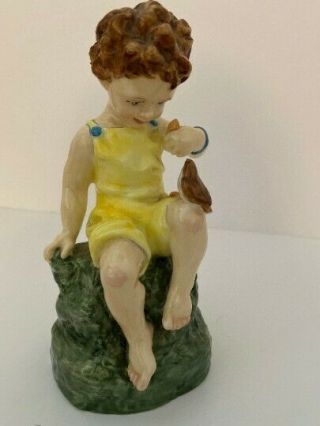 Vintage Royal Worcester " Friday’s Child” Figurine From Days Of The Week Series.
