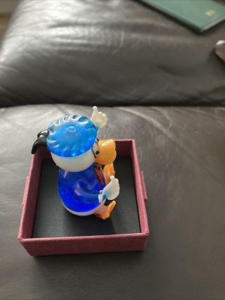 Sweet Glass,  Italian Glass:Glass Donald Duck Figure,  Donald Duck Ornament 2