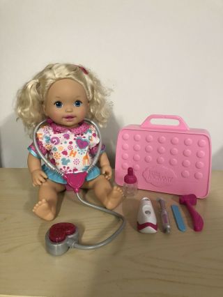 Fisher Price Little Mommy Doctor Interactive Talking Doll 16 " 2012