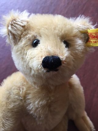 Vintage Steiff 8 Inch Cinnamon Mohair Teddy Bear